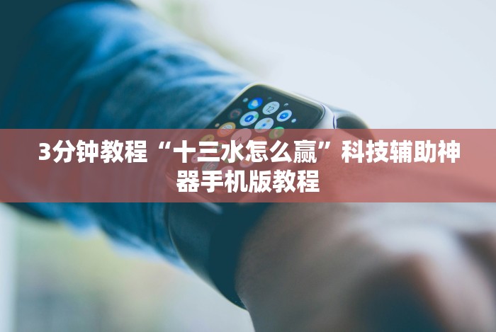 3分钟教程“十三水怎么赢”科技辅助神器手机版教程