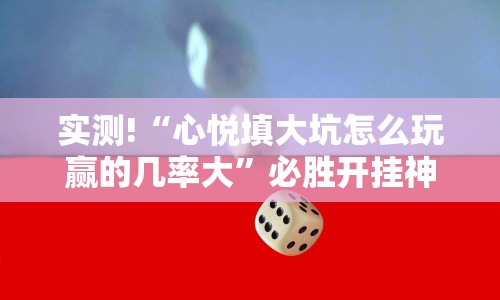 实测!“心悦填大坑怎么玩赢的几率大”必胜开挂神器