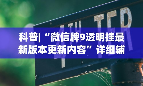 科普|“微信牌9透明挂最新版本更新内容”详细辅助教程分享
