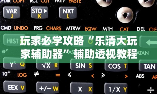 玩家必学攻略“乐清大玩家辅助器”辅助透视教程
