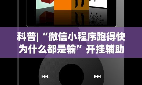 科普|“微信小程序跑得快为什么都是输”开挂辅助软件教程